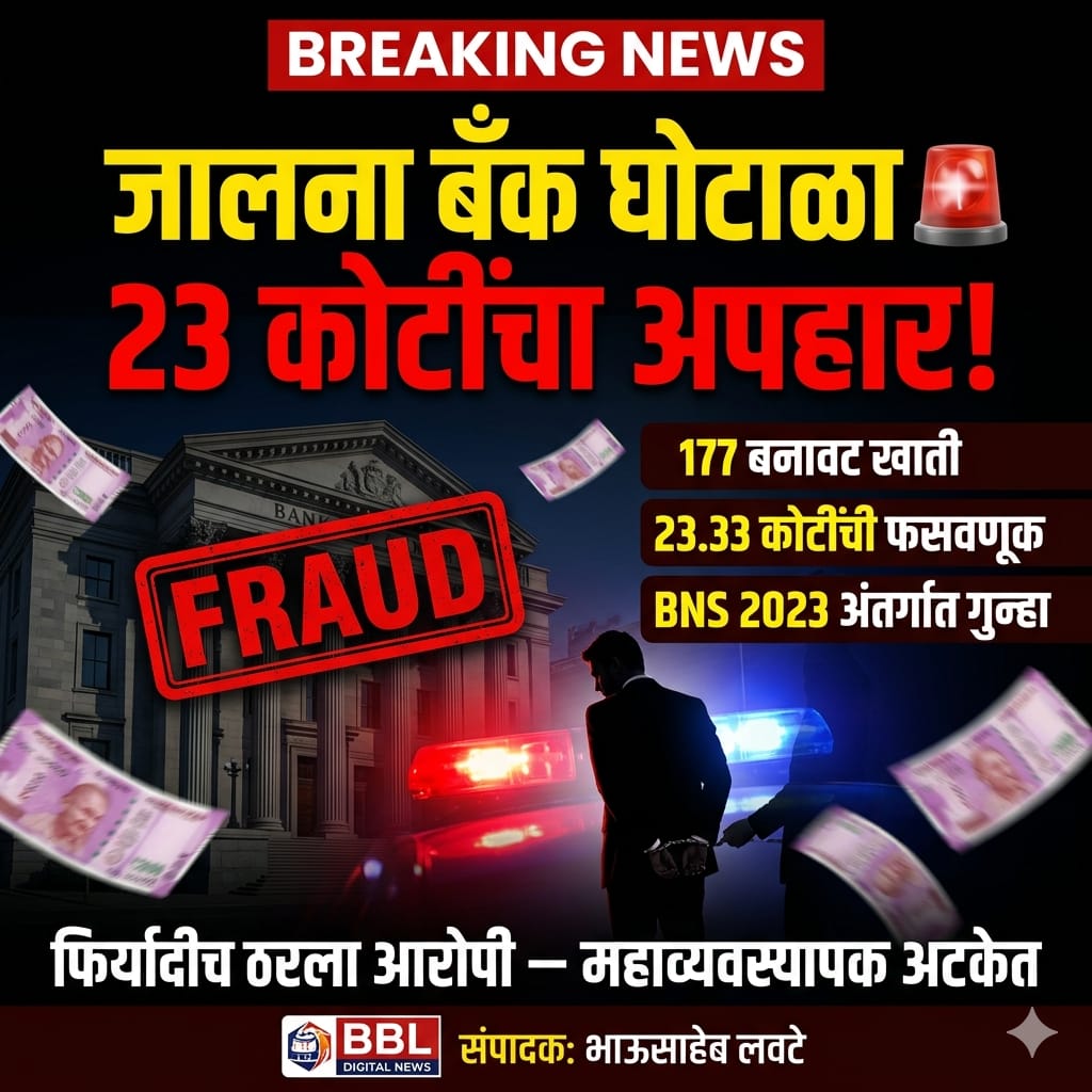 फिर्यादीच ठरला आरोपी; 23 कोटींच्या गैरव्यवहाराने खळबळ