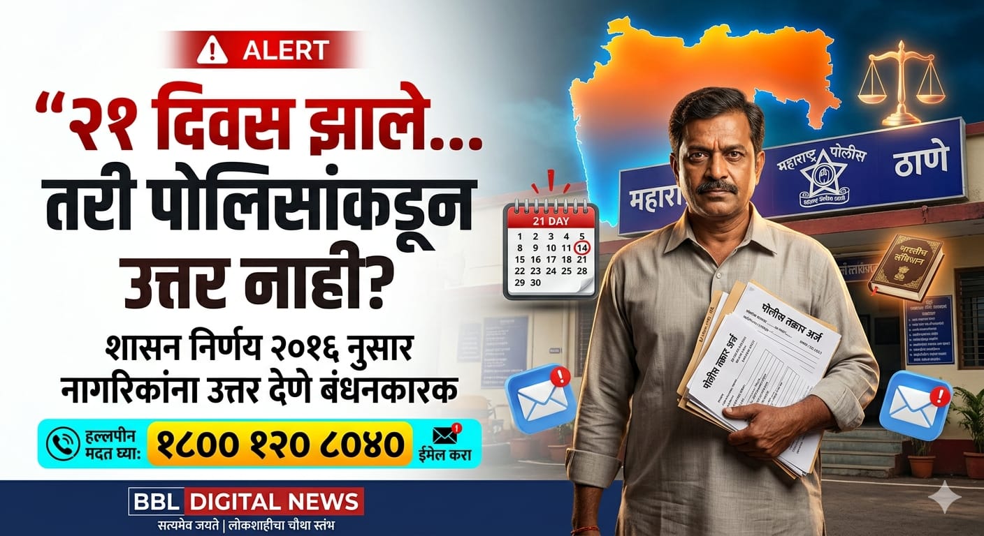 २१ दिवस उलटले… तरी पोलिसांकडून उत्तर नाही?